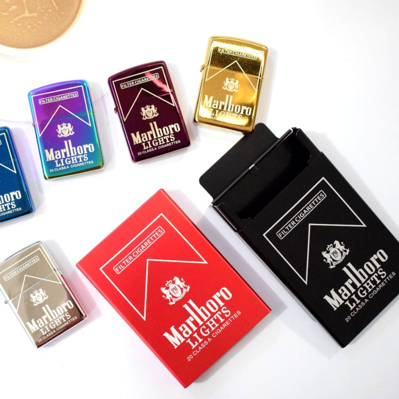 Medium cigarette case series lighters
