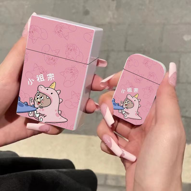 Tom and Jerry Cat & Mouse Lighter & Cigarette Case Set of 20