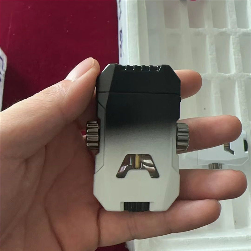 Mecha Luminous Gyro Windproof Lighter