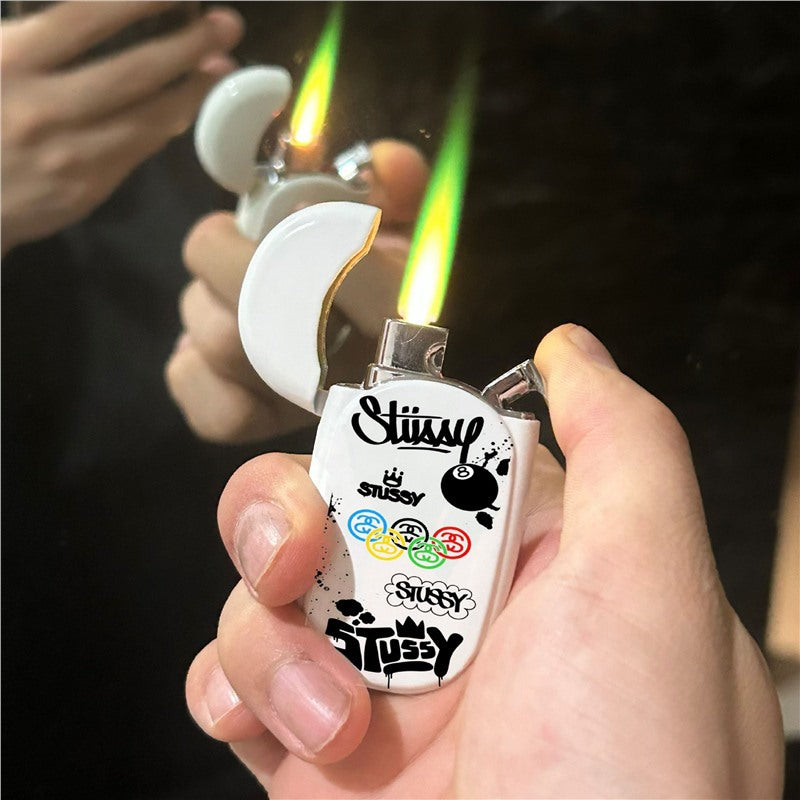 Creative Flame Windproof Lighter - Stylish Design
