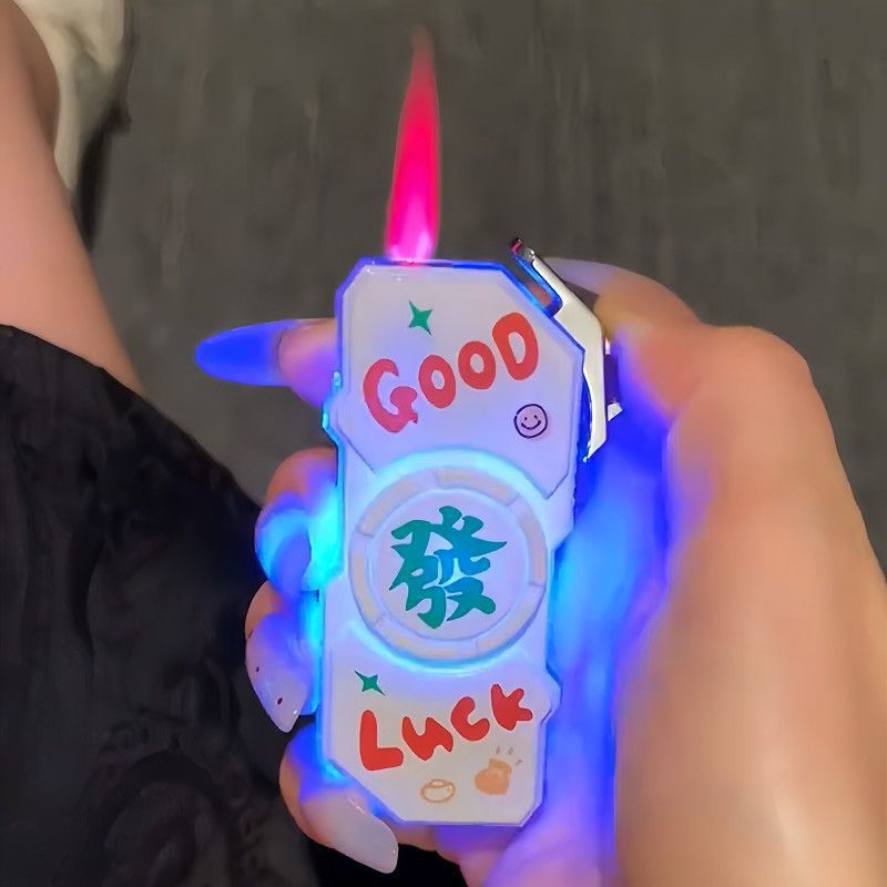 Creative Cartoon Rotating Windproof Lighter - Gyro Design