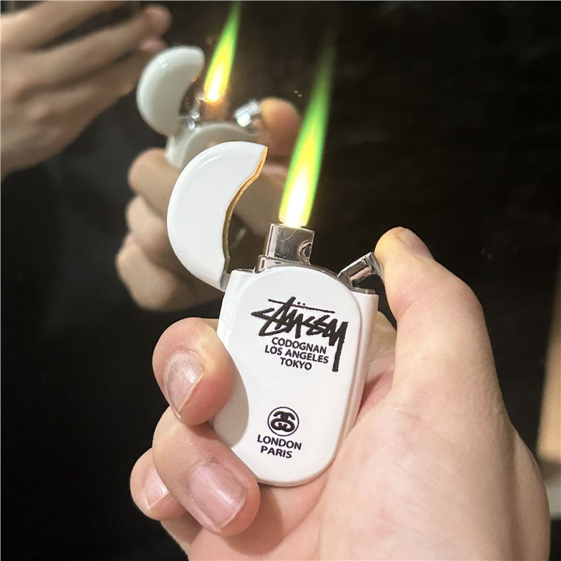 Creative Flame Windproof Lighter - Stylish Design