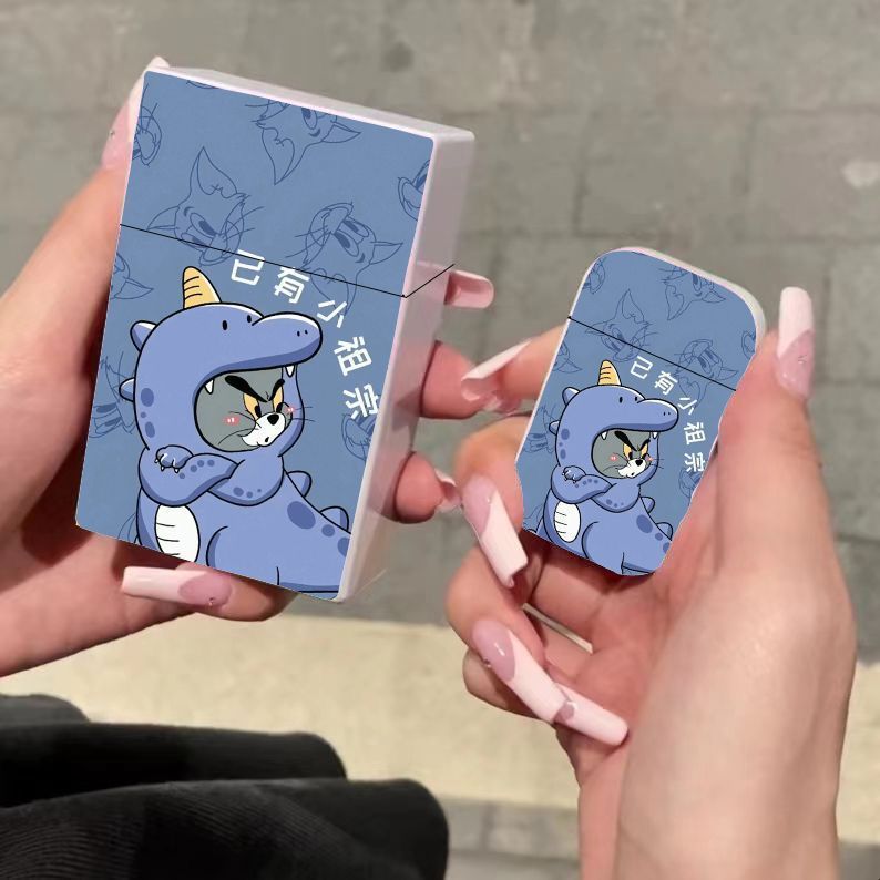 Tom and Jerry Cat & Mouse Lighter & Cigarette Case Set of 20