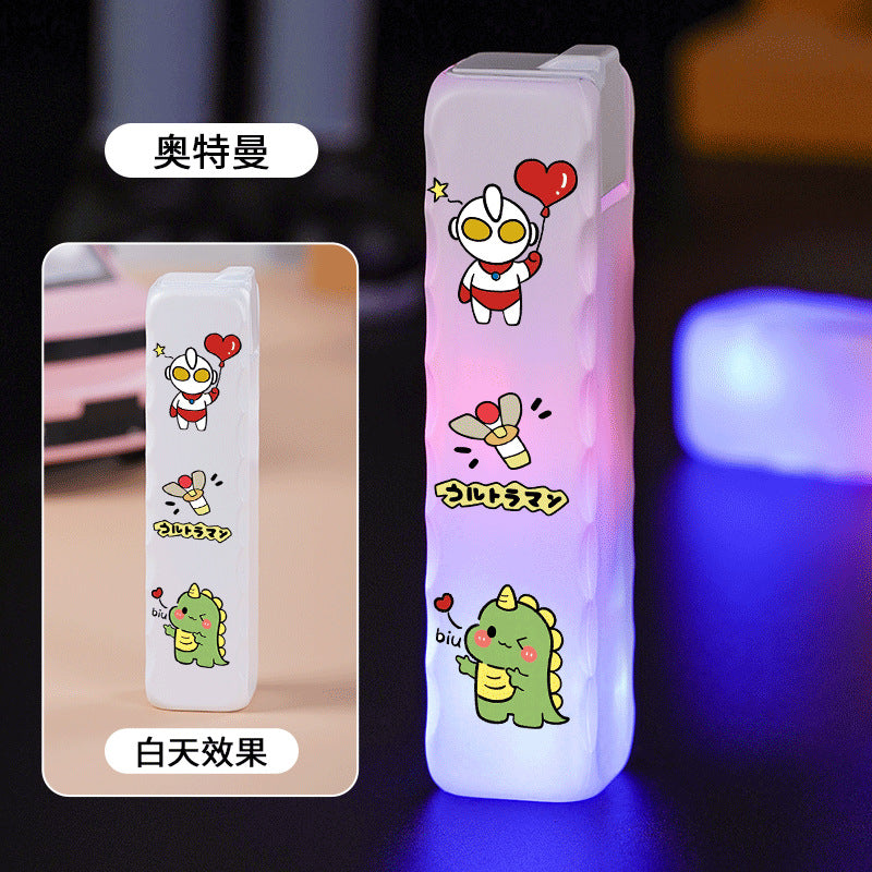 Cartoon pattern flashing light