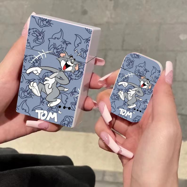 Tom and Jerry Cat & Mouse Lighter & Cigarette Case Set of 20