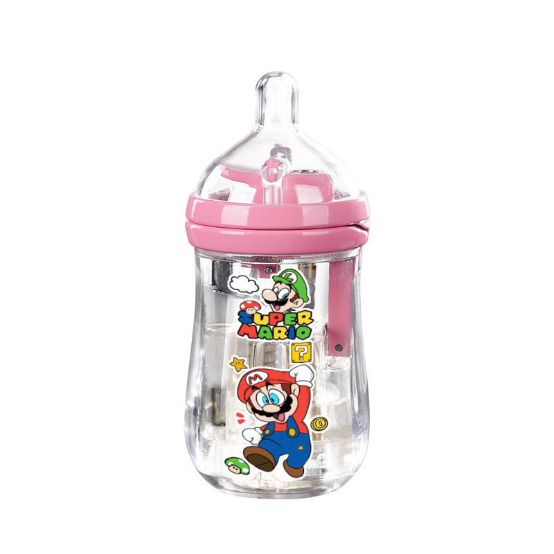 Cute Mini Luminous Transparent Bottle Lighter