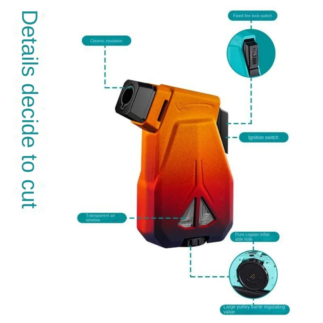 NEW Gun Lighter Fashion Lighter Butane Torch Inflatable Lighter Home Kitchen Gadgets Outdoor Fire Portable Lighter Smoking Gifts