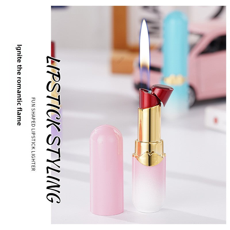 New lipstick styling fun portable lighter