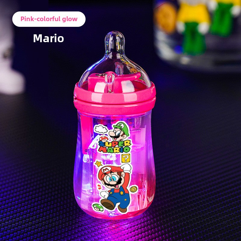 Cute Mini Luminous Transparent Bottle Lighter