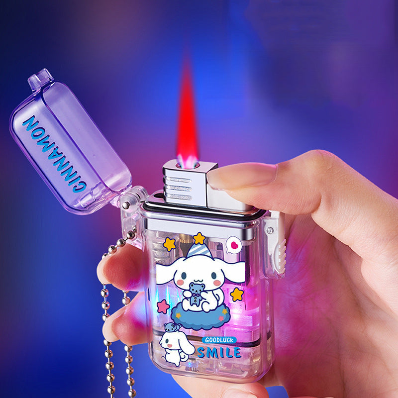New Windproof Transparent Colorful Lighter - Creative Gift