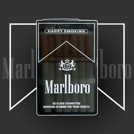 Transparent flip plastic cigarette case, high-end creative acrylic cigarette case 20 pcs, rough support