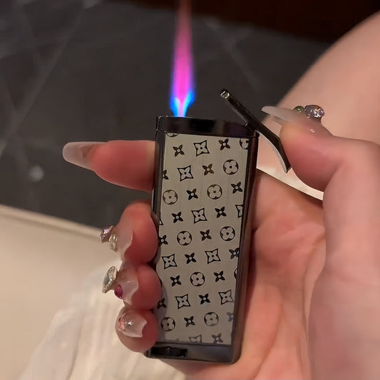 Compact Ultra-Thin Metal Windproof Lighter