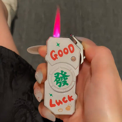 Creative Cartoon Rotating Windproof Lighter - Gyro Design