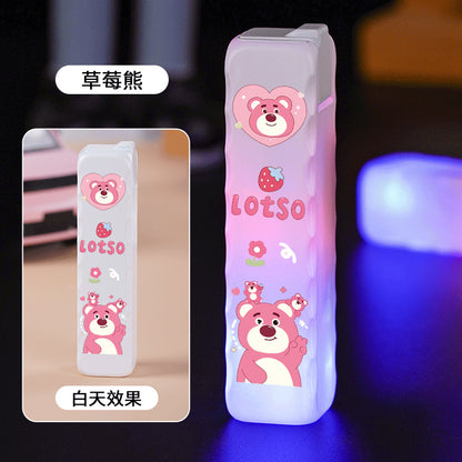 Cartoon pattern flashing light