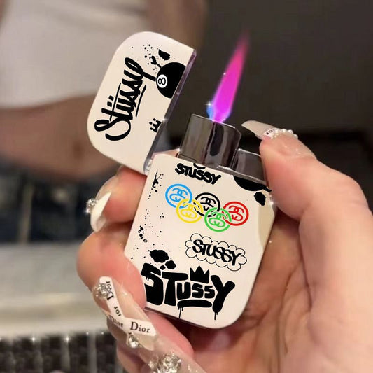 Creative Flame Windproof Lighter - Stylish Design