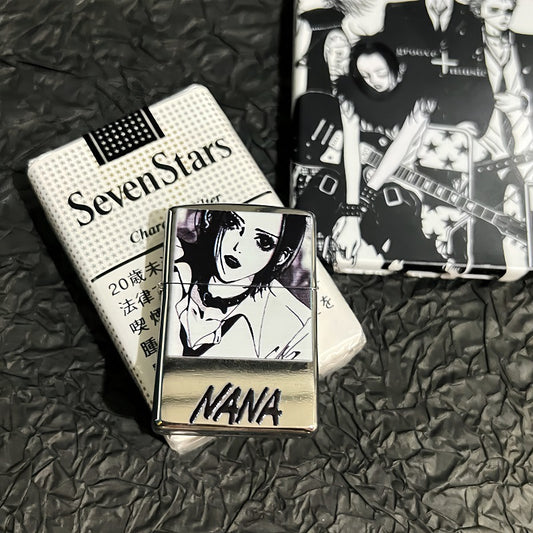 Vintage Dasaki Nana Punk Gold Kerosene Lighter