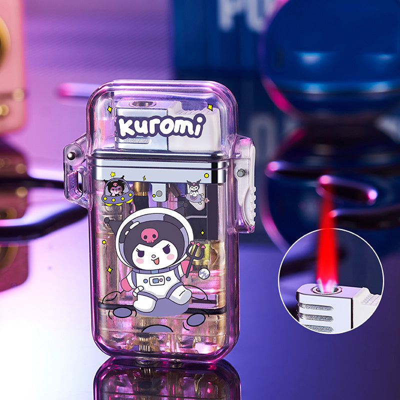 New Windproof Transparent Colorful Lighter - Creative Gift