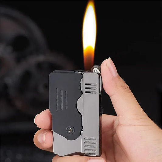Butane Torch Lighter Blue Flame Cigar Smoking Accessories High Capacity