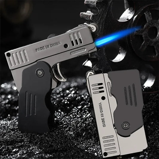 Butane Torch Lighter Blue Flame Cigar Smoking Accessories High Capacity